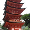 japon 2009 831,Miyajima, temple Senjo-kaku,pagode(1407)